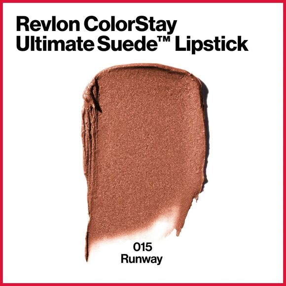 Revlon ColorStay Ultimate Suede Lipstick 015 Runway New Neutral Brown - Picture 4 of 16